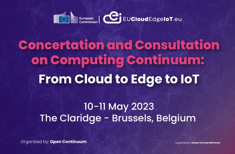 CONCERTATION AND CONSULTATION ON COMPUTING CONTINUUM: FROM CLOUD TO EDGE TO IOT